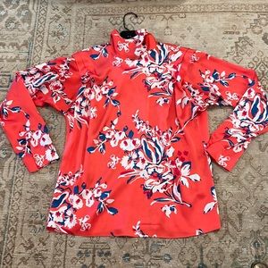 Roksanda Aulna Floral Print Silk Blouse